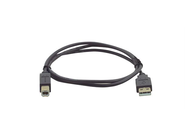 Kramer USB2 Kabel A-B -  1,8 m A-B USB Kabel Sort 